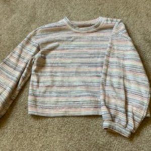 Madewell Long sleeve crop top